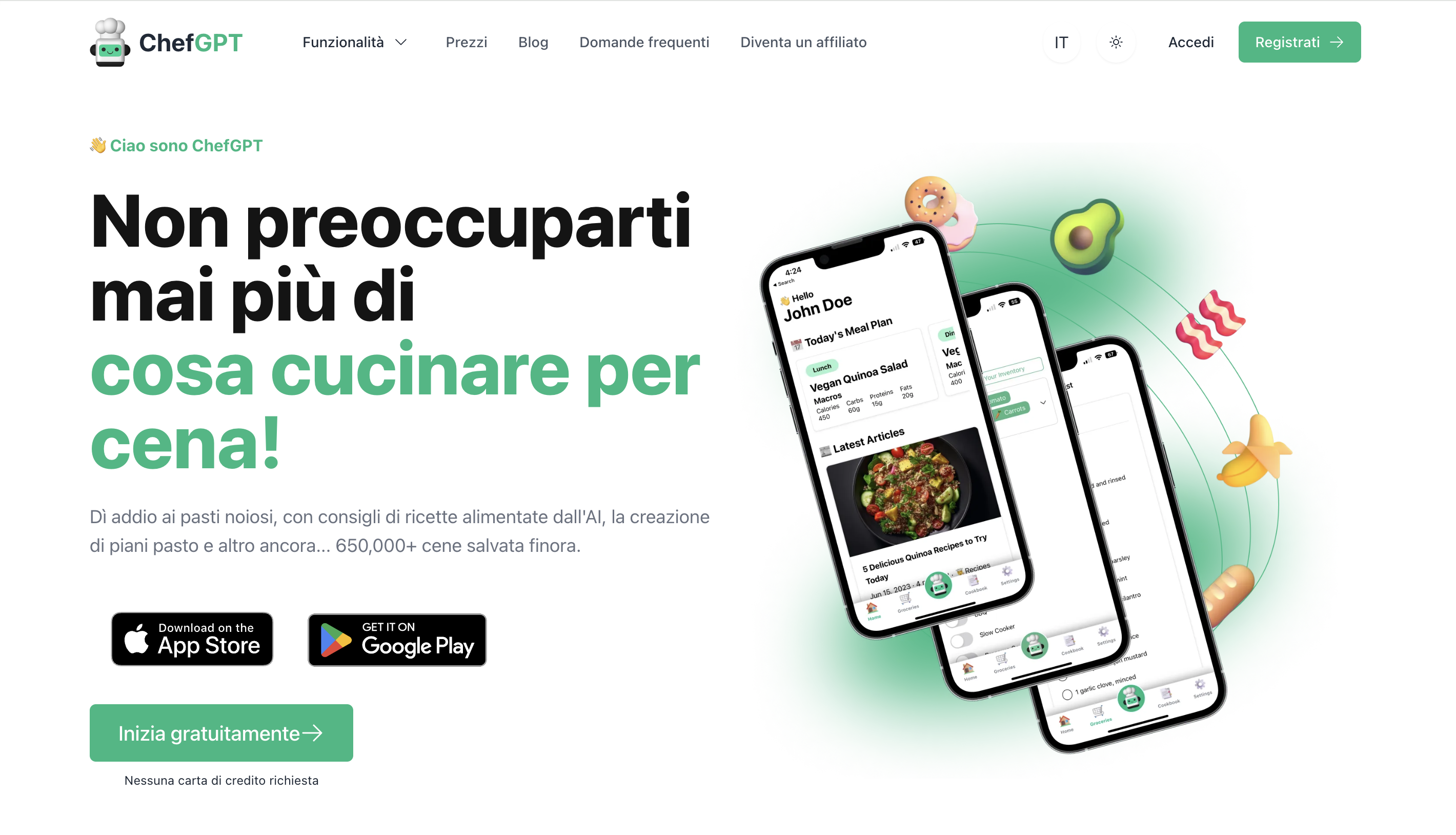Chef GPT: Semplifica la Pianificazione dei Pasti e Personalizza le Ricette